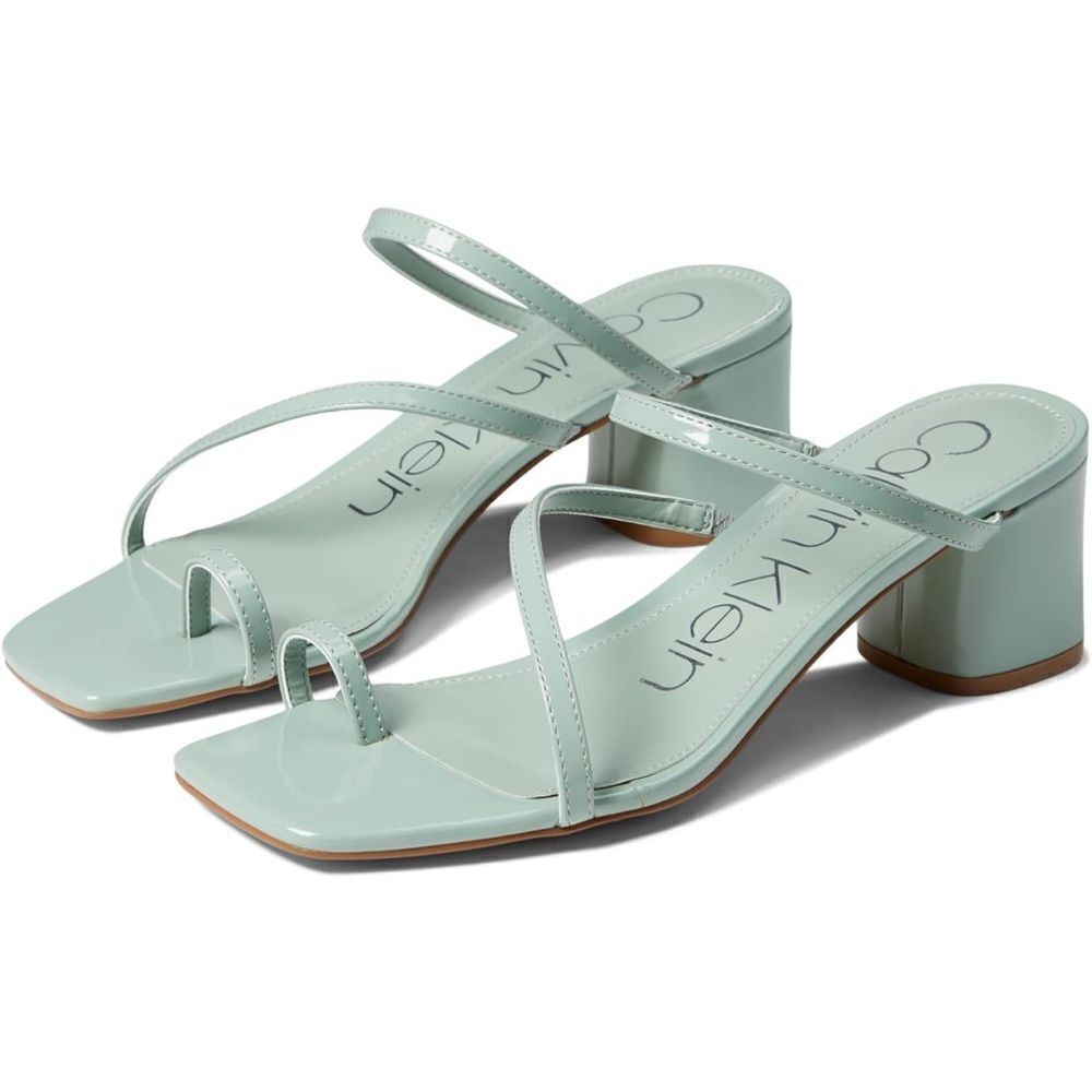 Calvin Klein Womens White‎ Sandals Size 10M B43